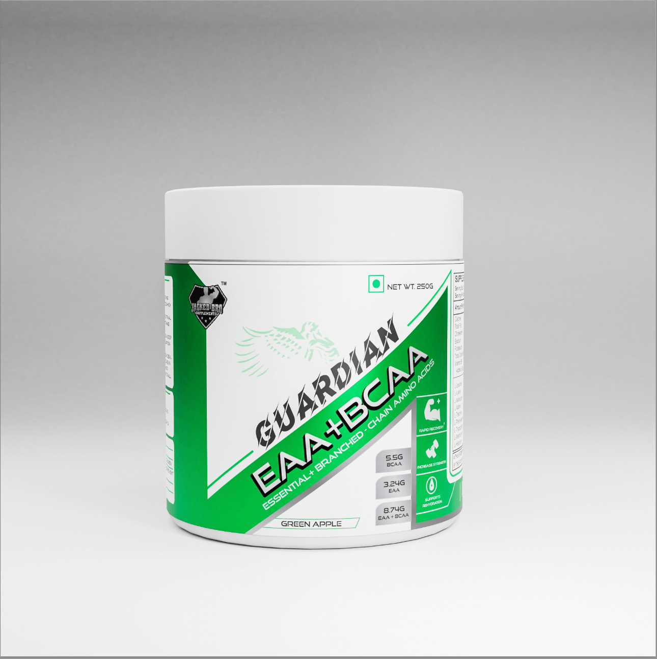 Guardian EAA+BCAA FRONT Green Apple